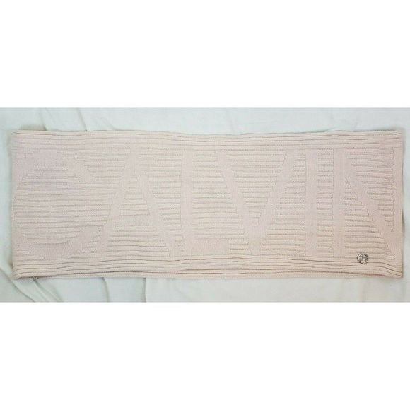 Light Pink Calvin Klein Infinity Scarf Wrap NWT - Picture 2 of 5